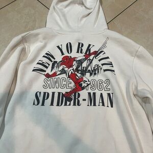 Marvel White Spider-Man New York City Hoodie